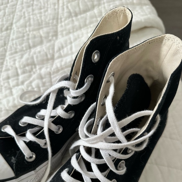Converse Black and White All Star High-Tops - Picture 1 of 3